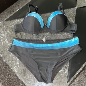 Women’s Black & Blue Bikini